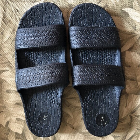 Aloha Jandels Pali style Rubber Slides "Slippers" - Picture 1 of 5
